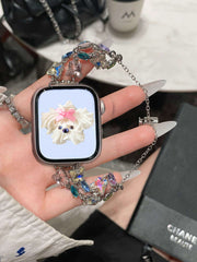 Enchanted Butterfly Gemstone Apple Watch Band