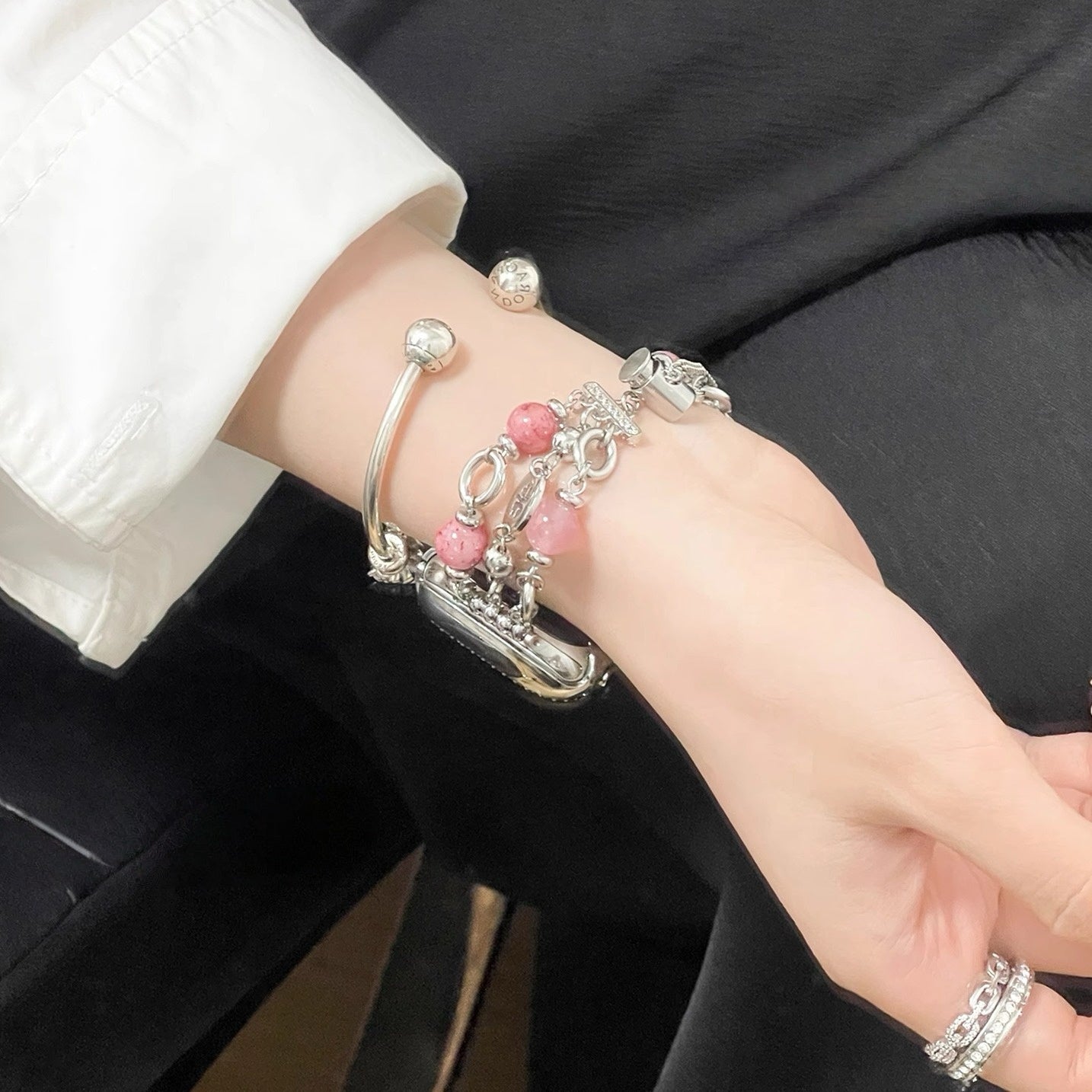 Gemstone - Chain Clover Apple Watch Strap