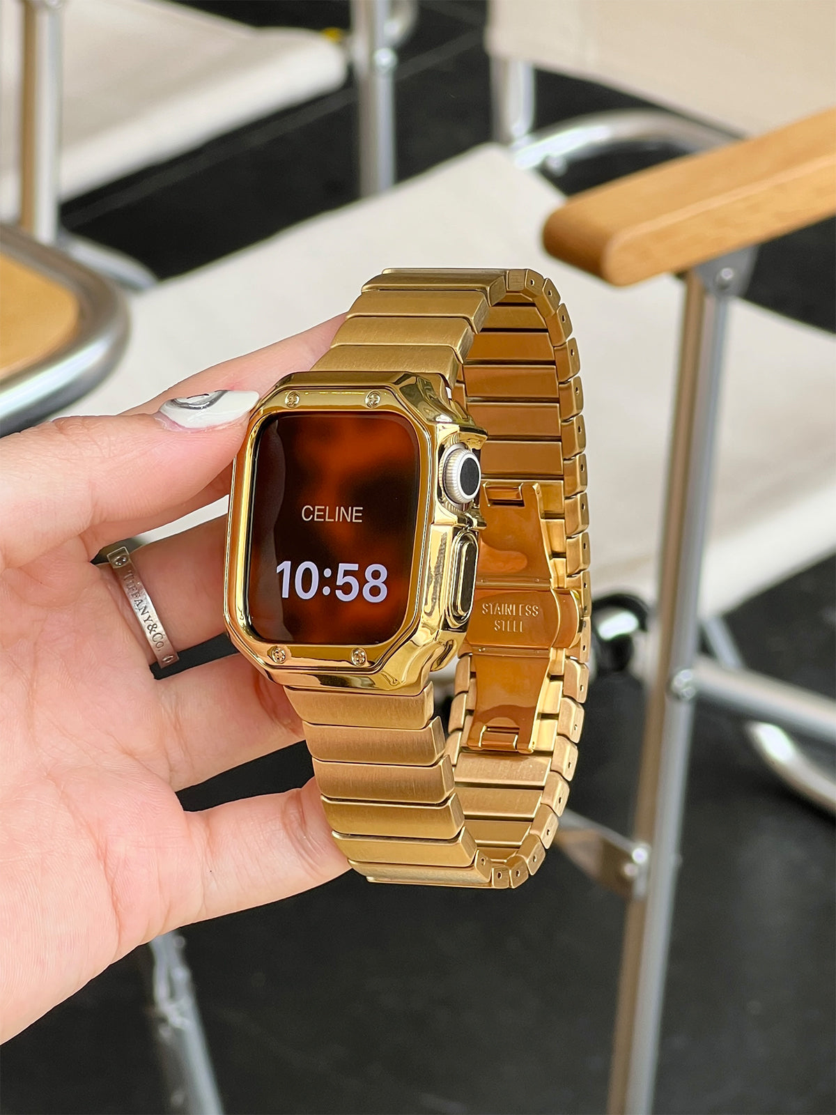 Vintage and exquisite stainless steel watch